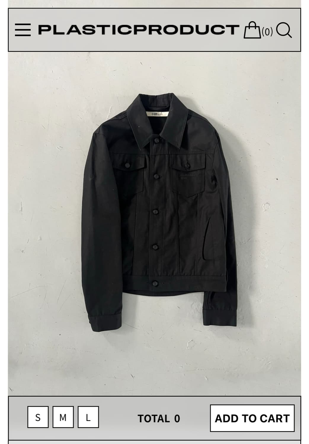 플라스틱 프로덕트 루즈드 트러커자켓 상품이미지1