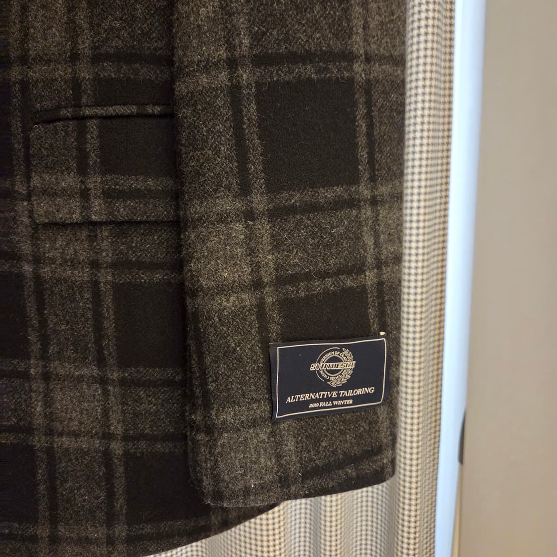 준지 체크자켁 상품이미지2