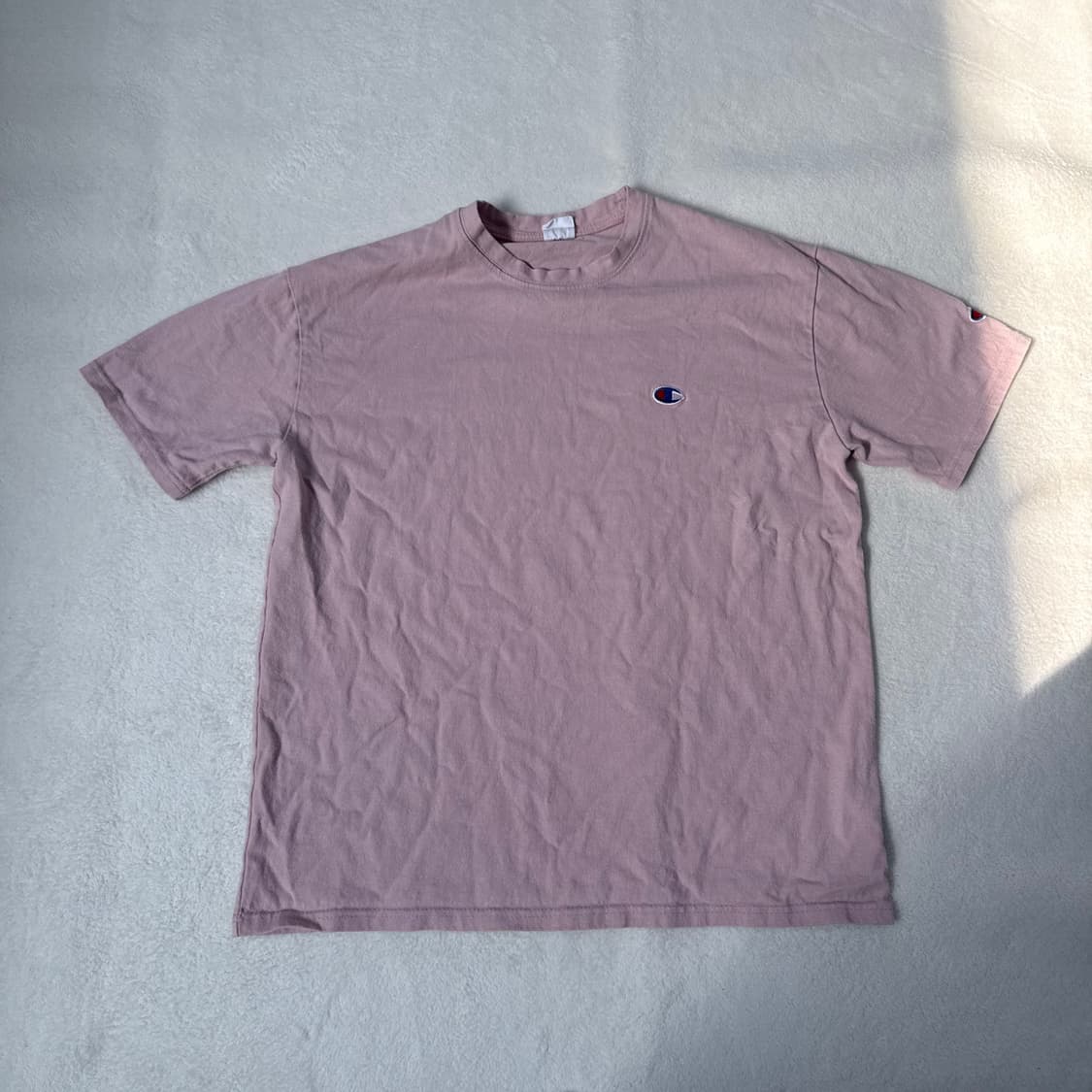 XL 챔피온 핑크 반팔티 0305T 상품이미지1