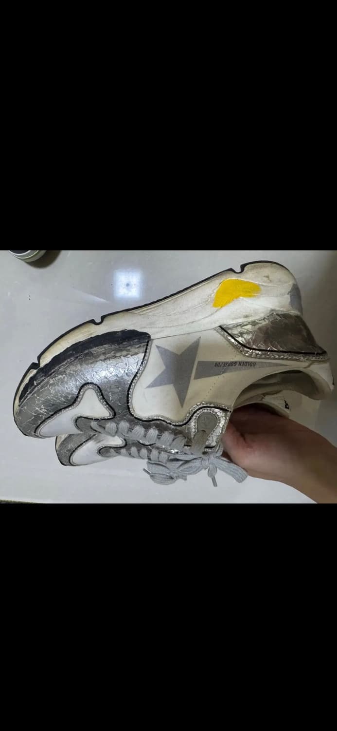 골든구스 실버 러닝솔36 상품이미지7