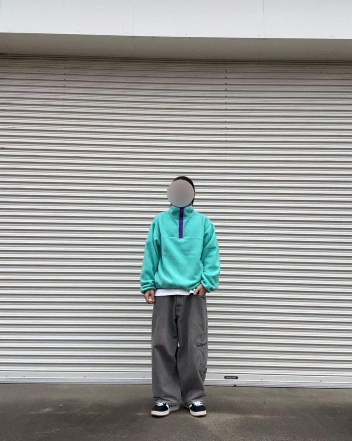 90S Land End 신칠라 풀오버 L 판매합니다 상품이미지7