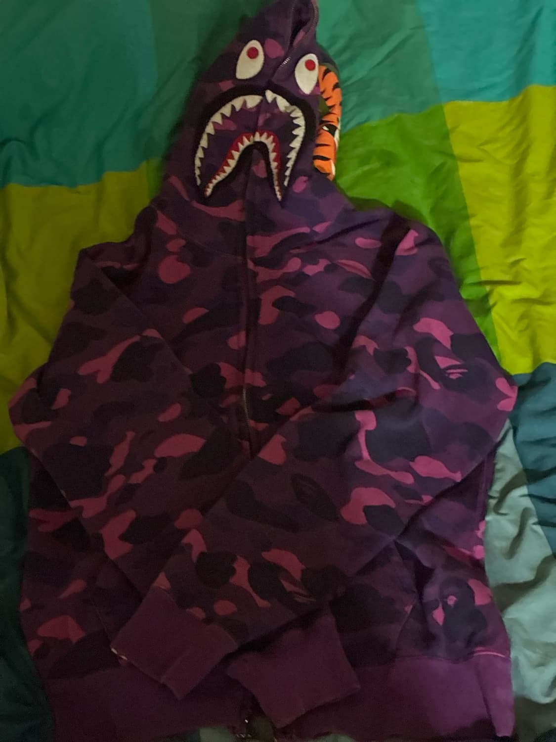 베이프 샤크후드 퍼플 상품이미지1