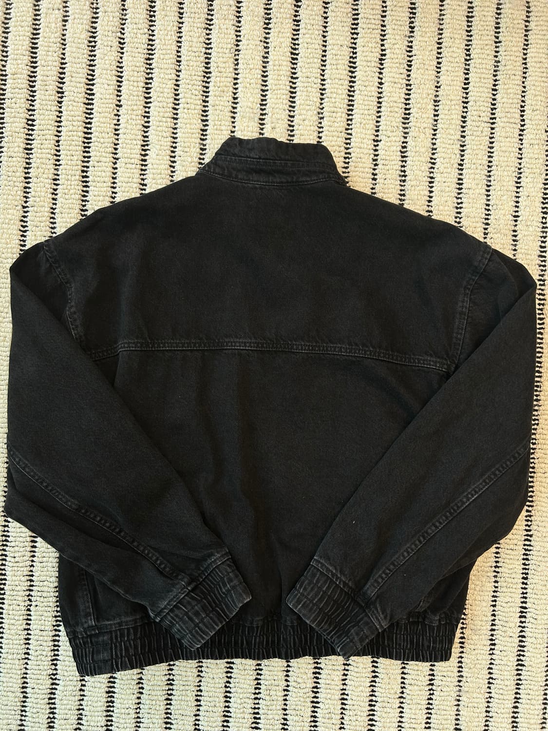 자라(zara) 흑청 데님 오버롤 상품이미지7