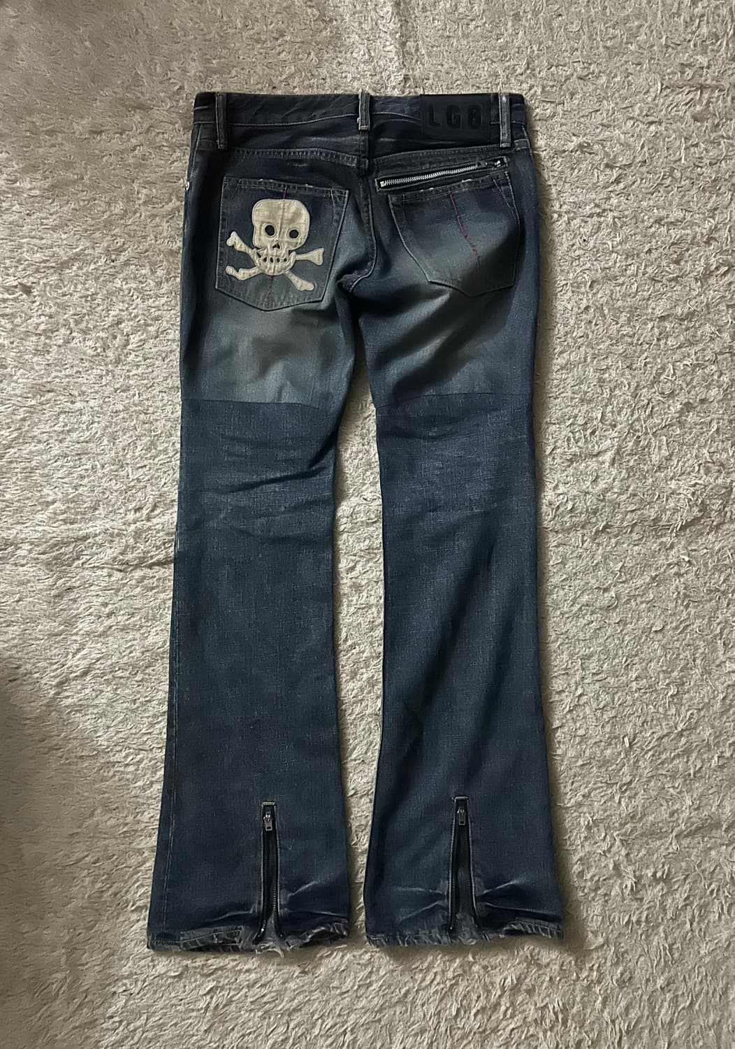 00s lgb skull patch jeans 상품이미지1