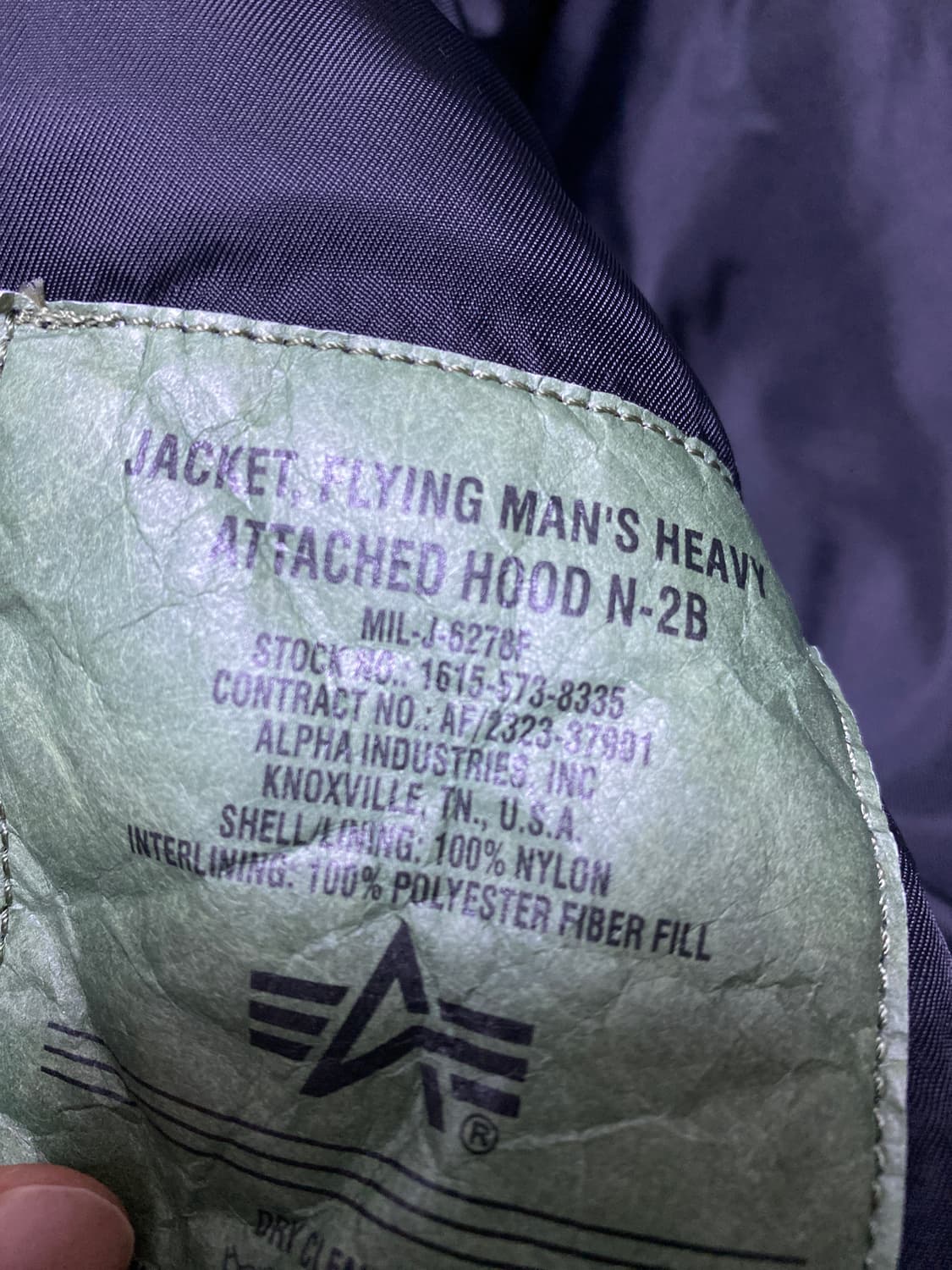 알파인더스트리 n2b 쇼트 웨이스트 파카 블랙 상품이미지6