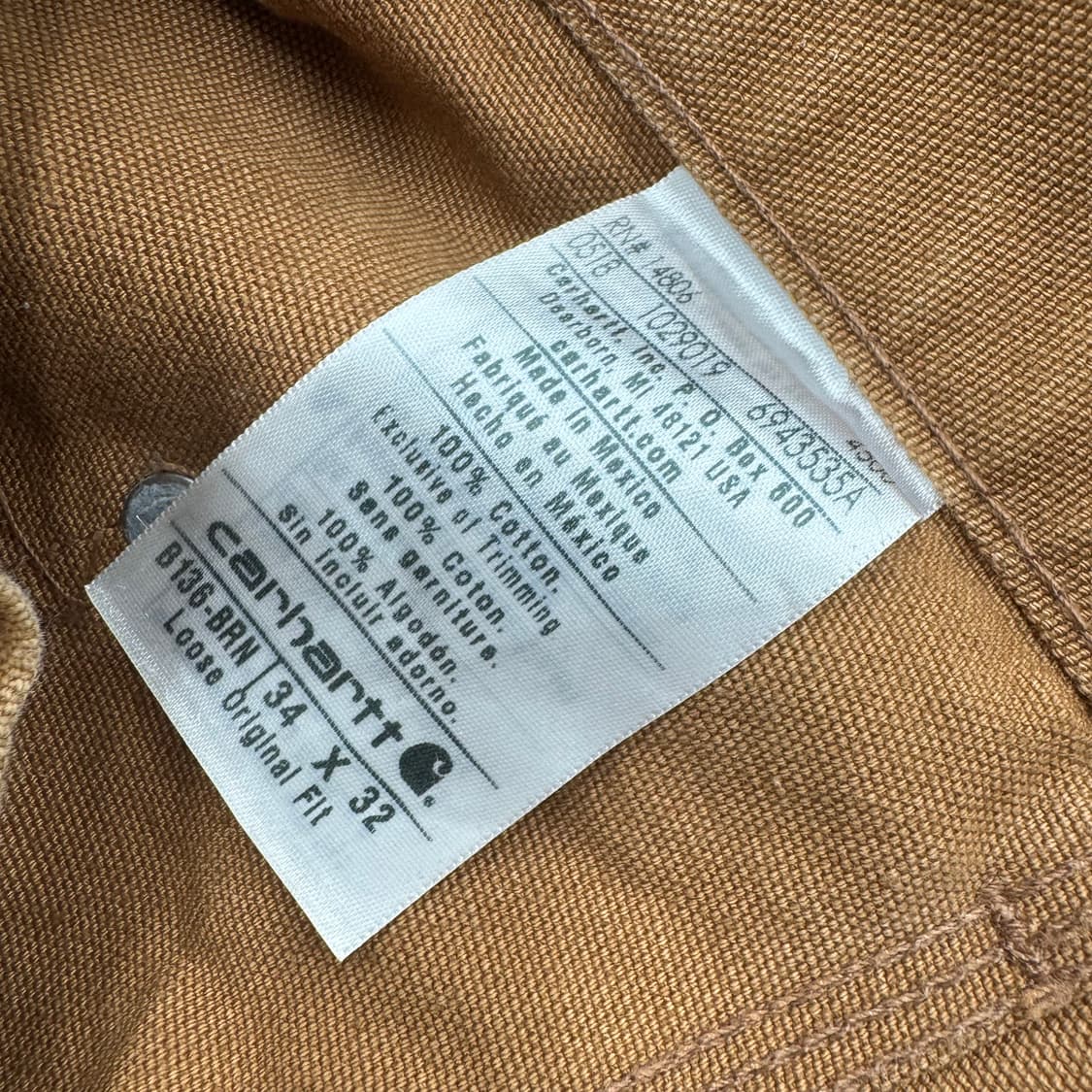 칼하트 워크 팬츠  상품이미지5