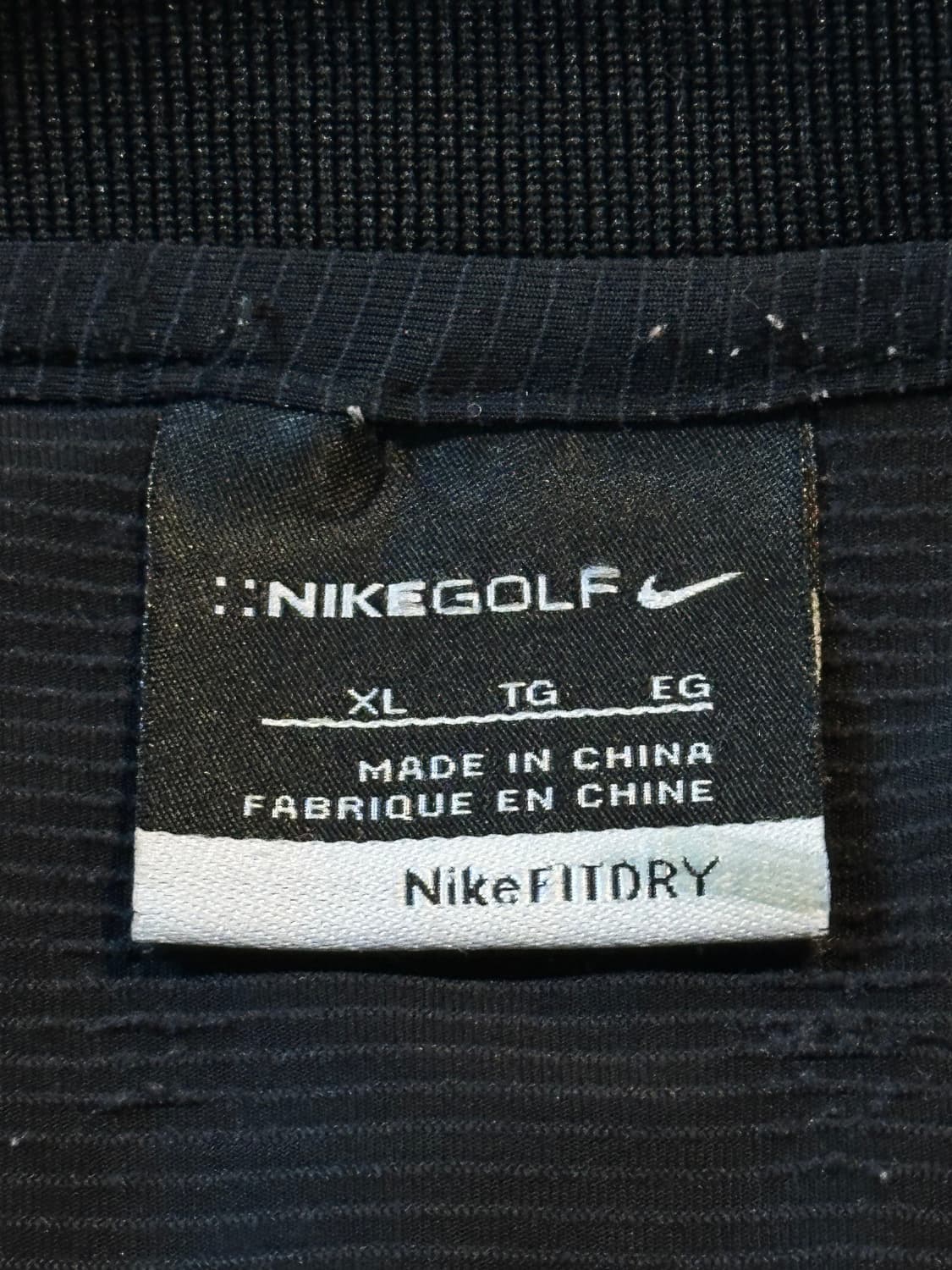 나이키 골프 스우시 기능성 긴팔 카라티 블랙 상품이미지4