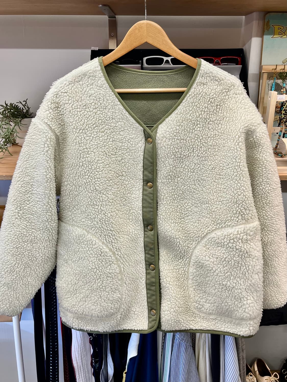 [55~66] 스튜디오클립 리버시블 후리스자켓 상품이미지5