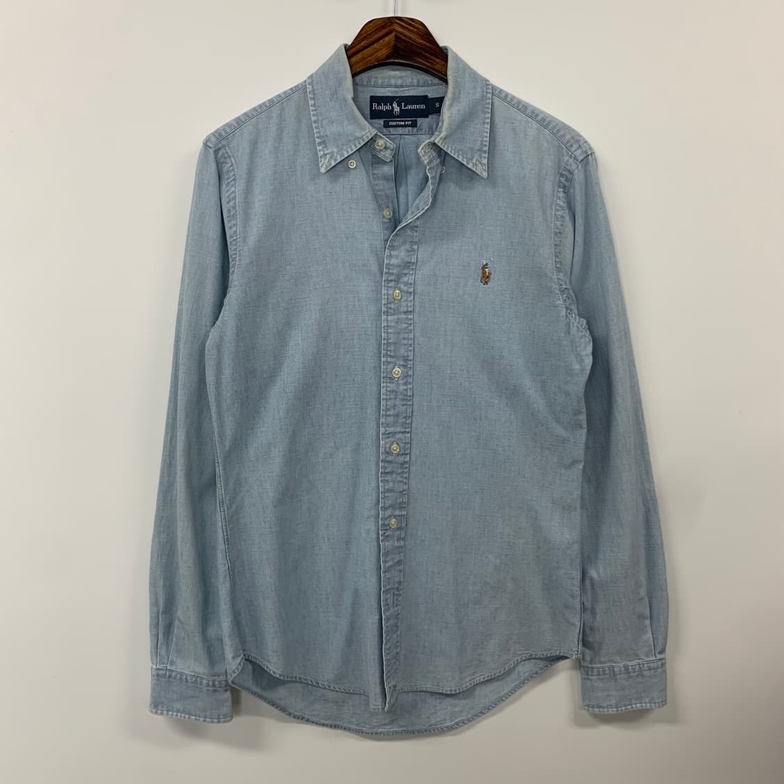 폴로 랄프로렌 신형 데님 샴브레이 셔츠 상품이미지2