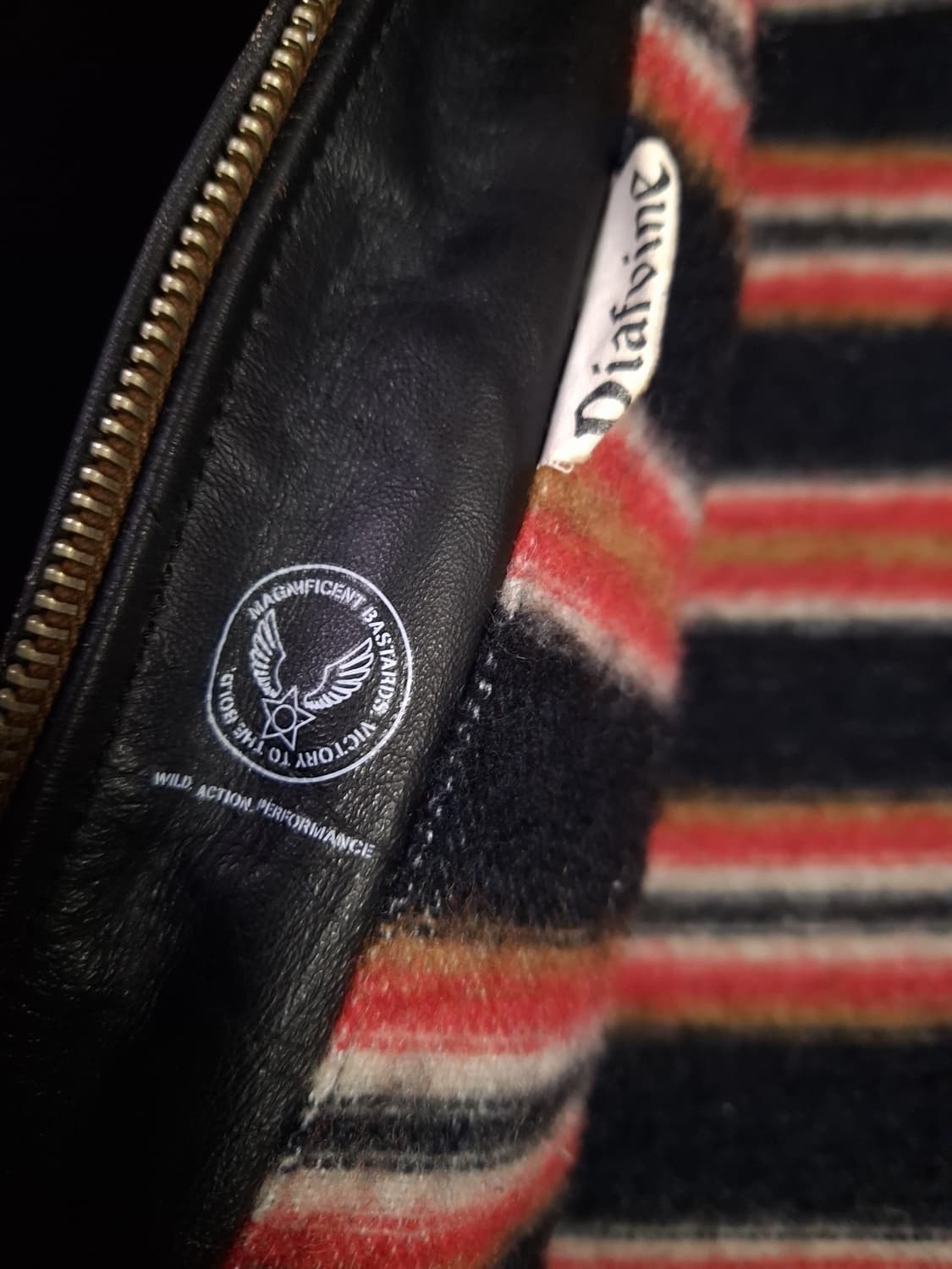 오리지날 디아프바인 그리즐리 리얼홀스하이드 자켓 상품이미지7