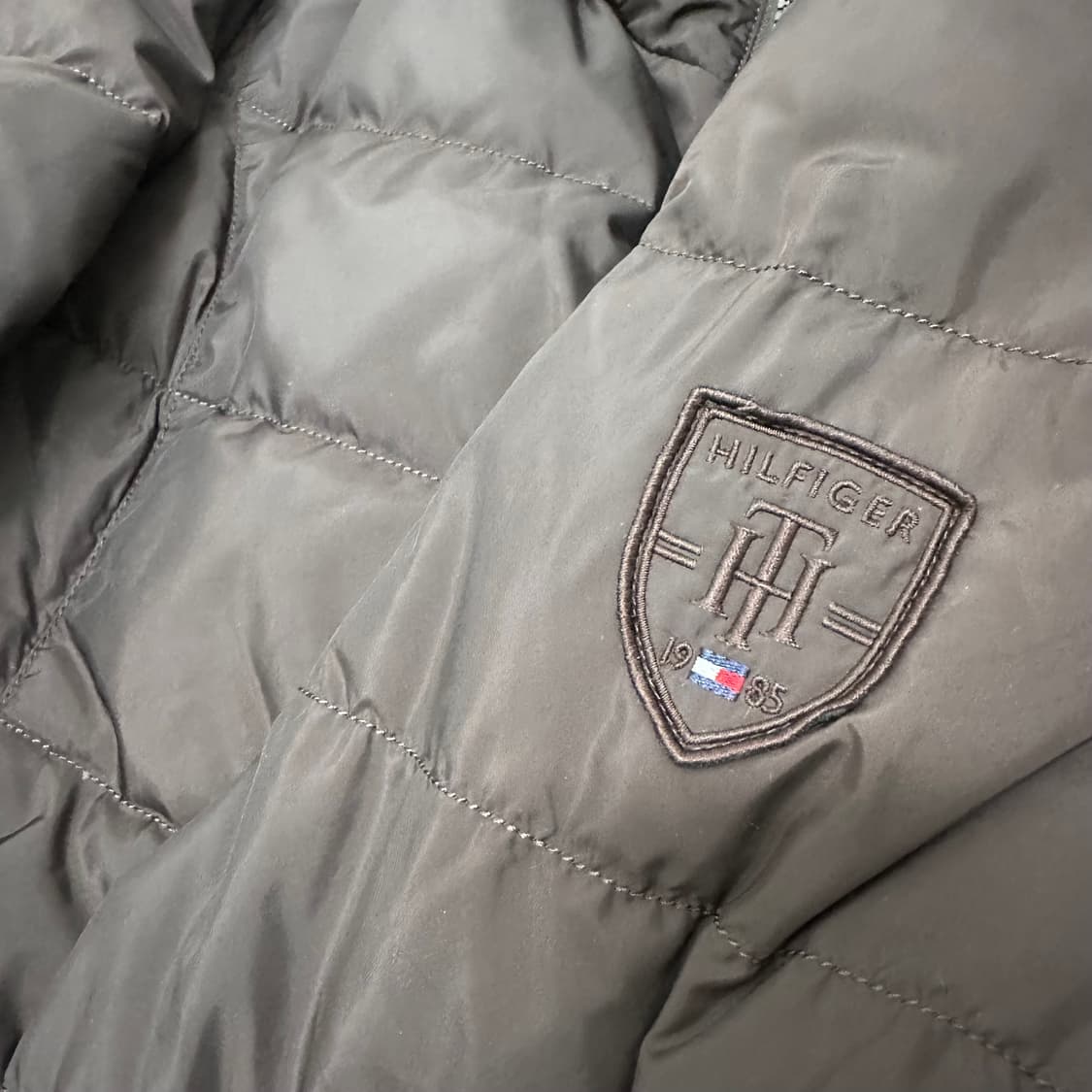 타미힐피거 여성 브라운 패딩 L 상품이미지7