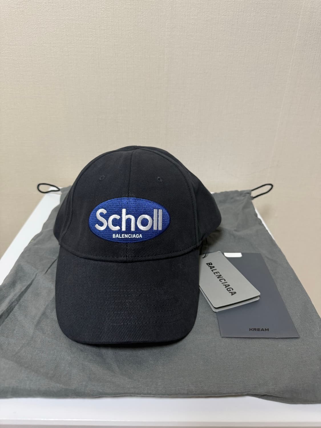 (L)발렌시아가 I 숄 캡 블랙 페이디드 상품이미지1