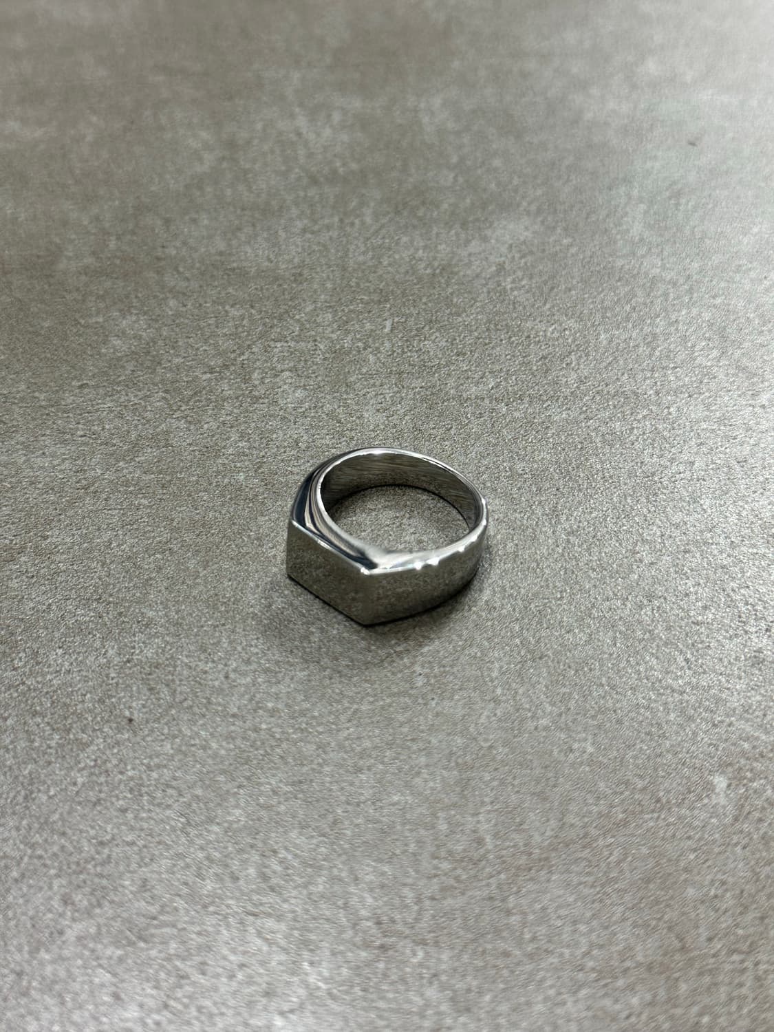 Gloss square - 유광 사각 반지 상품이미지1