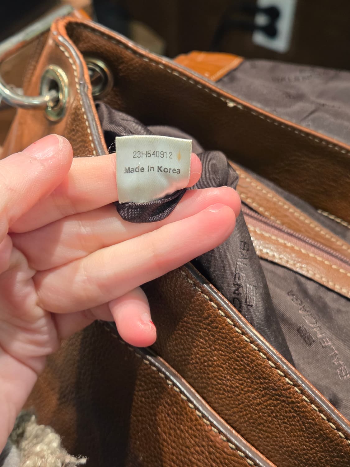 1990s BB 발렌시아가 웨스턴 크로스 백 상품이미지10