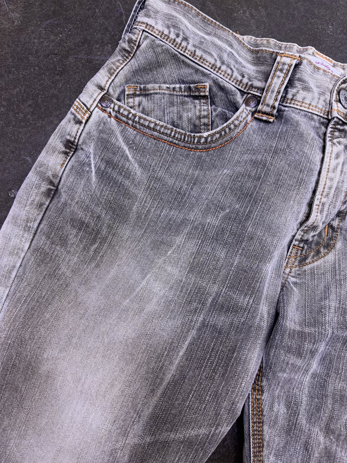 에드윈 XV 빈티지 워싱 어드저스트 백 플레어핏 부츠컷 데님팬츠 32 상품이미지4