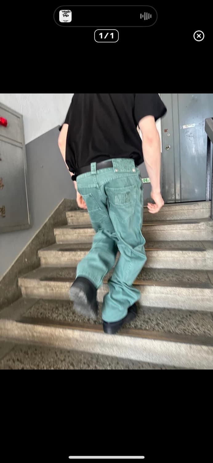 플라스틱프로덕트 에메랄드 CALF POCKET PANTS 판매합니다 상품이미지4
