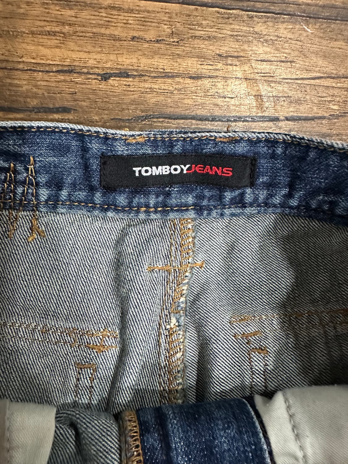 TOMBOYJEANS 빈티지 Y2K 데님 청바지 S-M 사이즈 패턴특급 상품이미지4