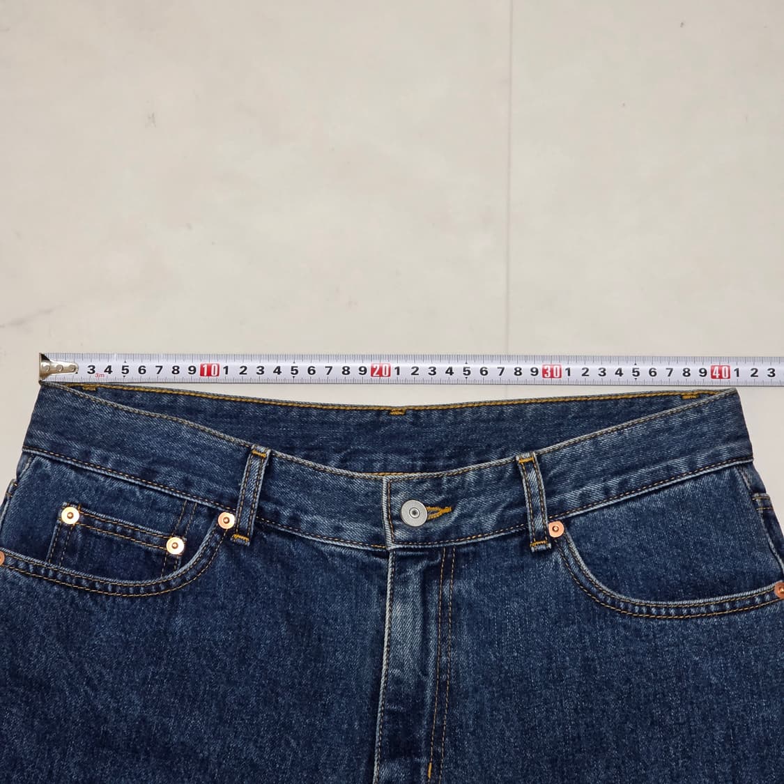 32 L 유니폼브릿지 데미지 워싱 데님팬츠 청바지 상품이미지4