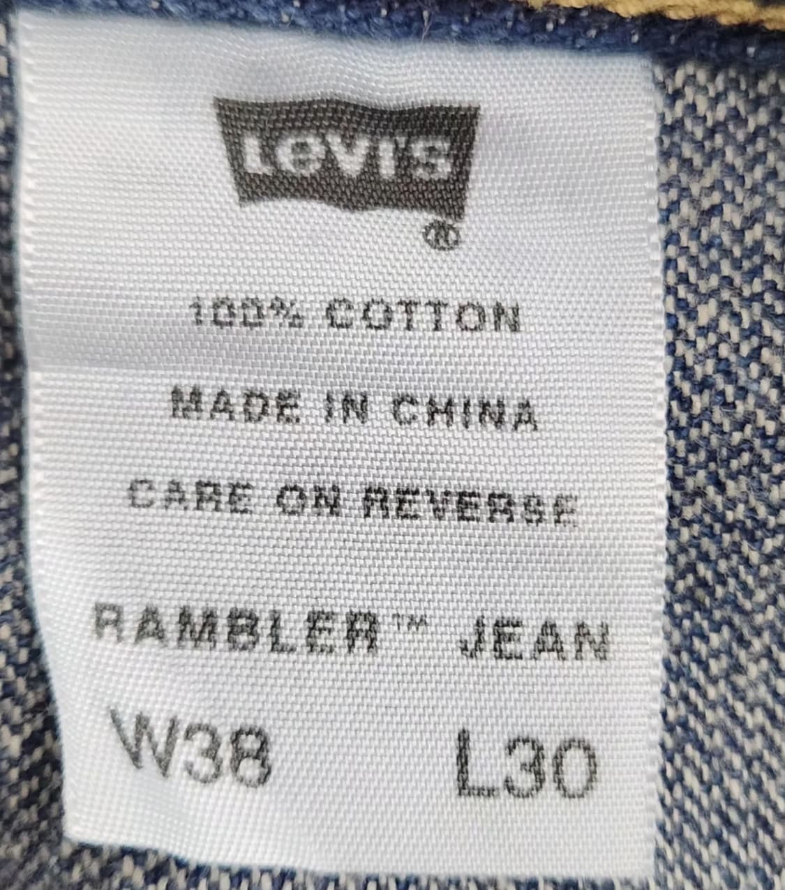리바이스 38인치 램블러진 청바지 데님팬츠 상품이미지5