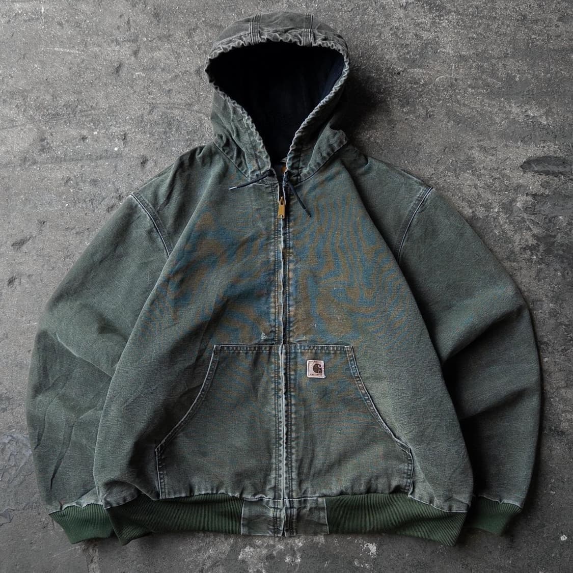 칼하트 J26 모스 그린 후드집업 자켓 상품이미지1