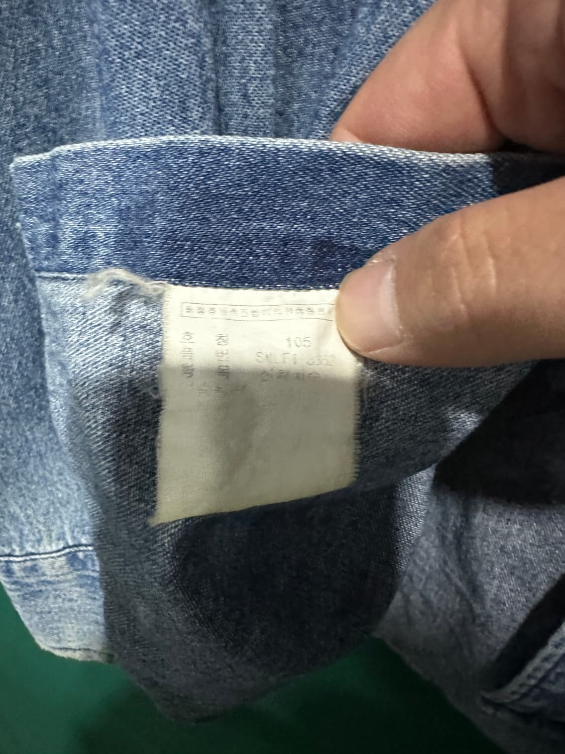90s 폴로 데님셔츠 105-110 상품이미지5