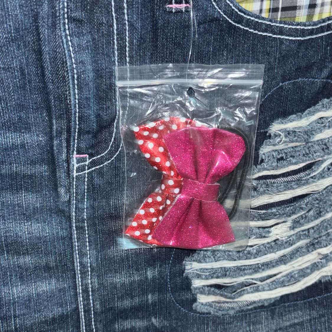 y2k 빈티지 데미지 데님 스커트 상품이미지3