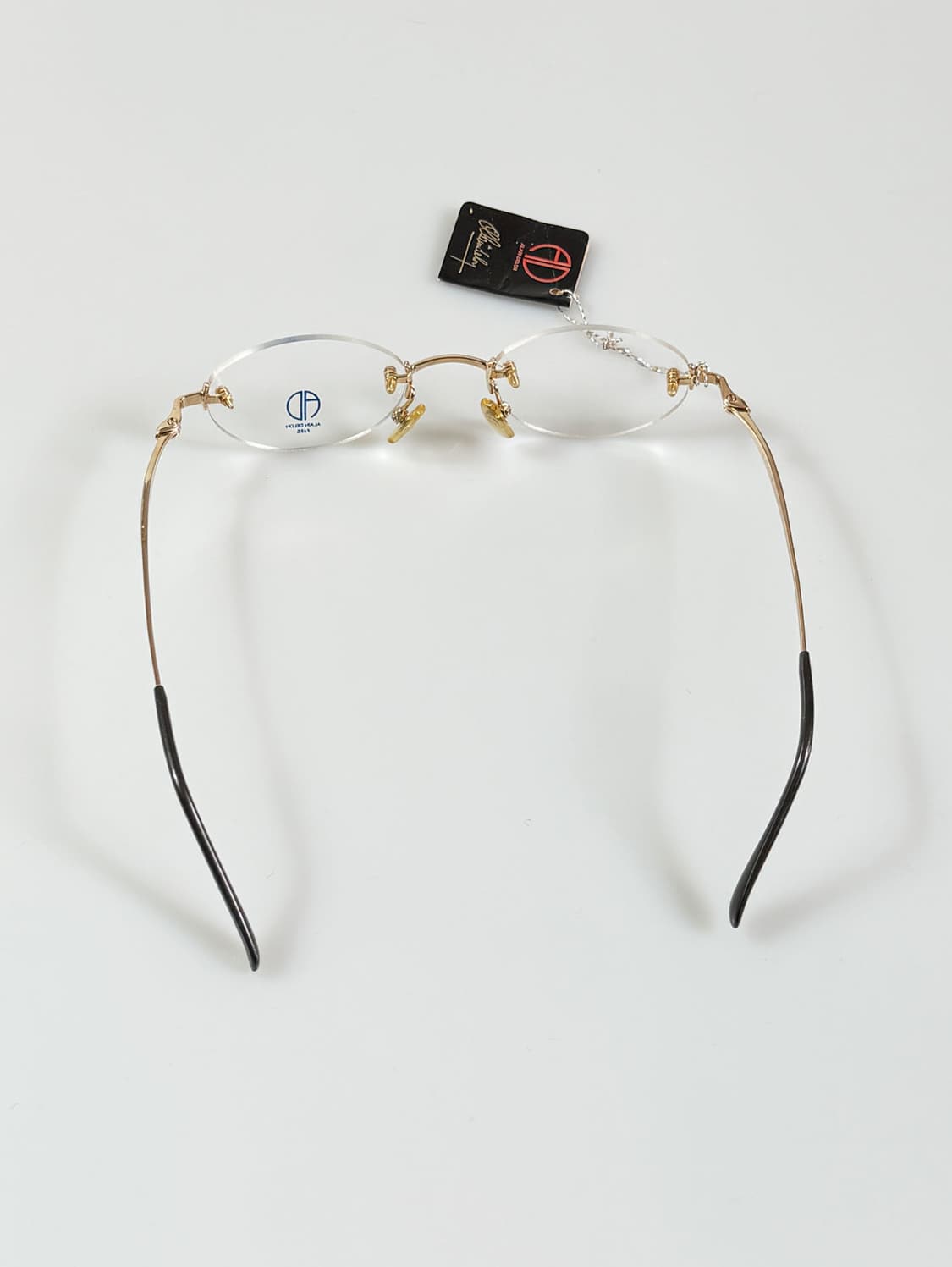 ALAIN DELON 무테 와이드 라운드 빈티지 안경 상품이미지5