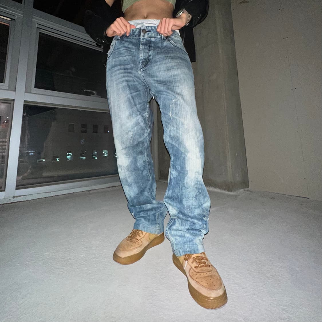 Evisu cloud washing denim pants 상품이미지3