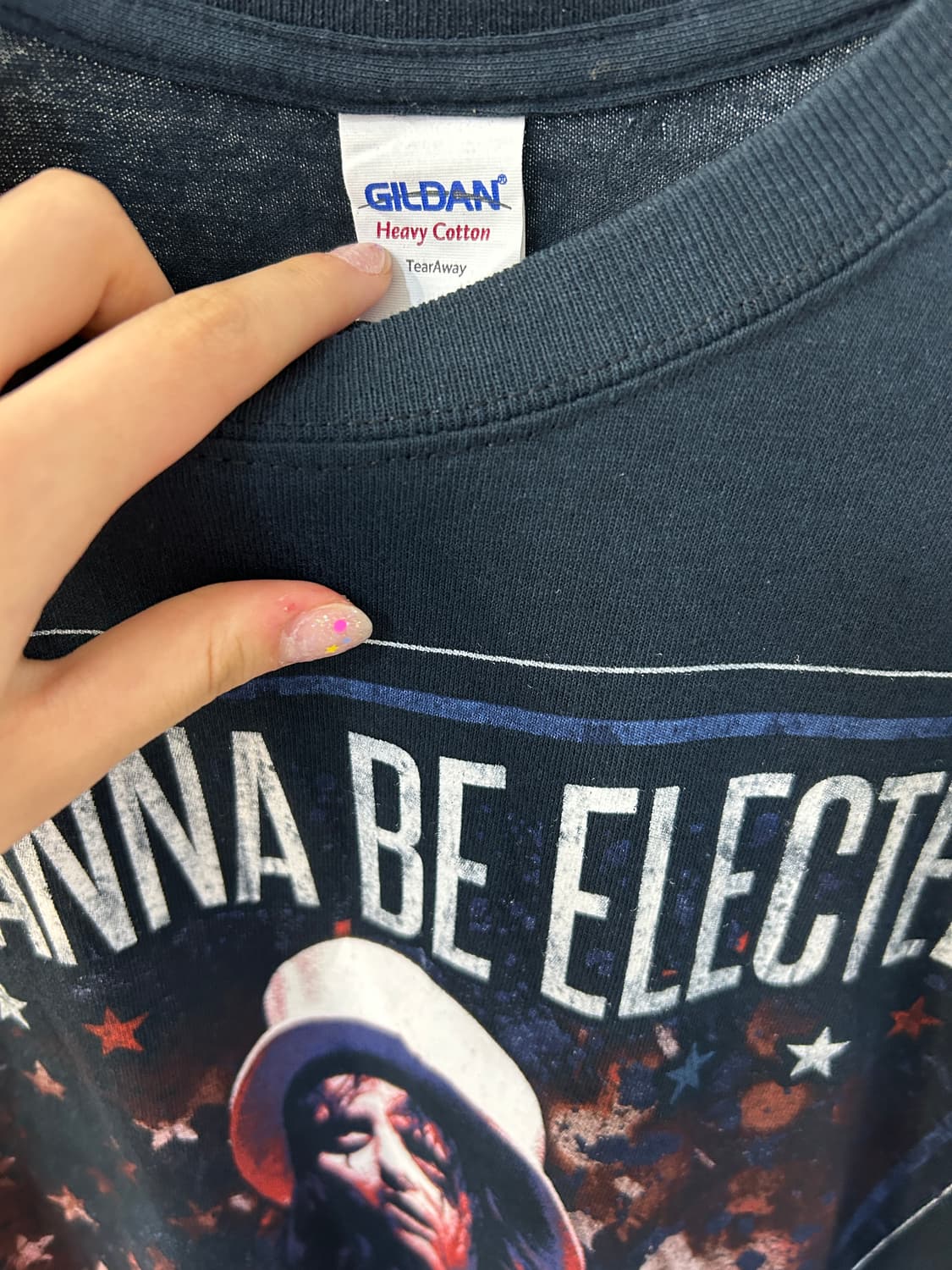 길단 앨리스 쿠퍼 "I WANNA BE ELECTED" 반팔 티셔츠 상품이미지3