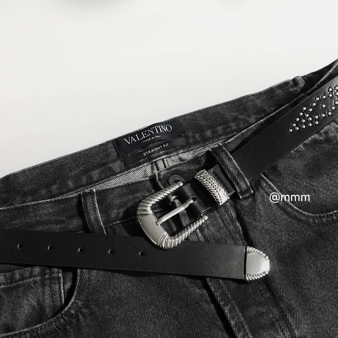 [Unisex] 에스닉 스터드 웨스턴 벨트 상품이미지4