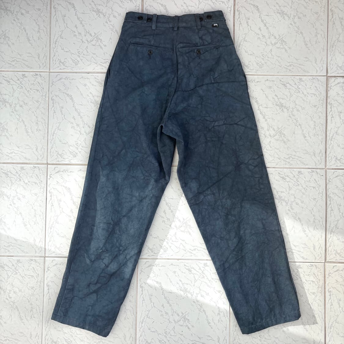 STUSSY CANVAS VOLUME PLEATED TROUSERS 상품이미지2