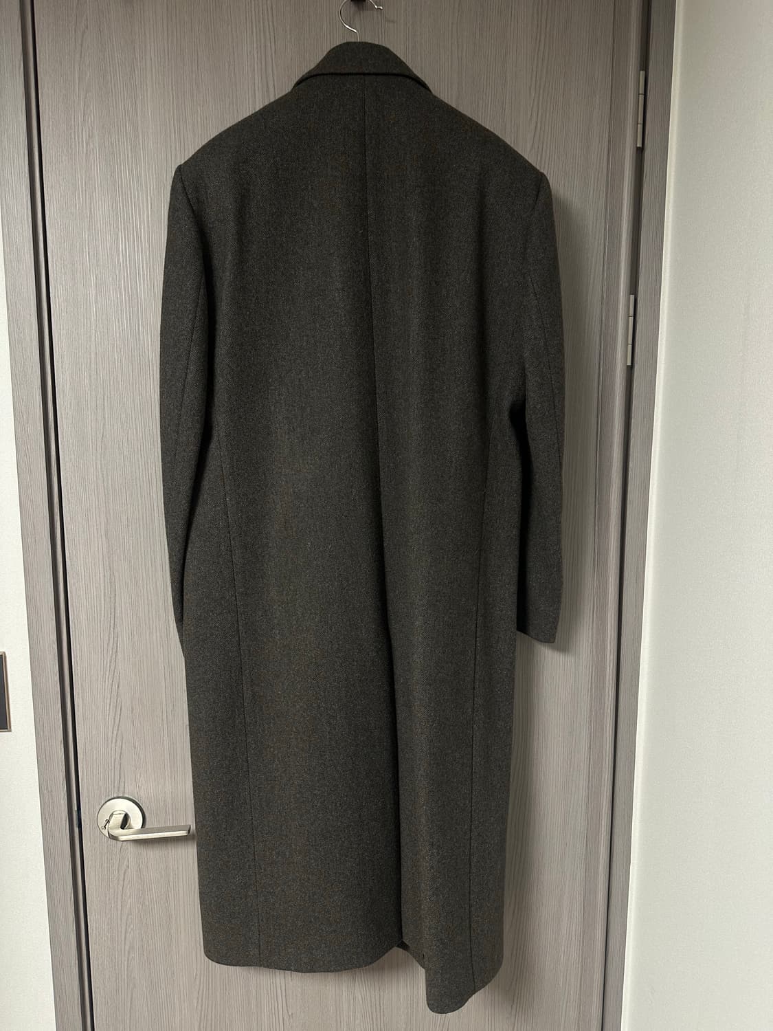 (46) 엘무드 그레이웨일 더블 코트 카키 상품이미지2