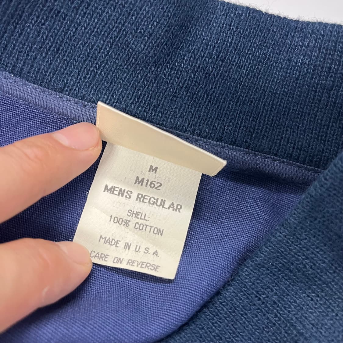 [USA] LLBEAN 엘엘빈 빈티지 블루종 자켓 네이비 M 상품이미지5