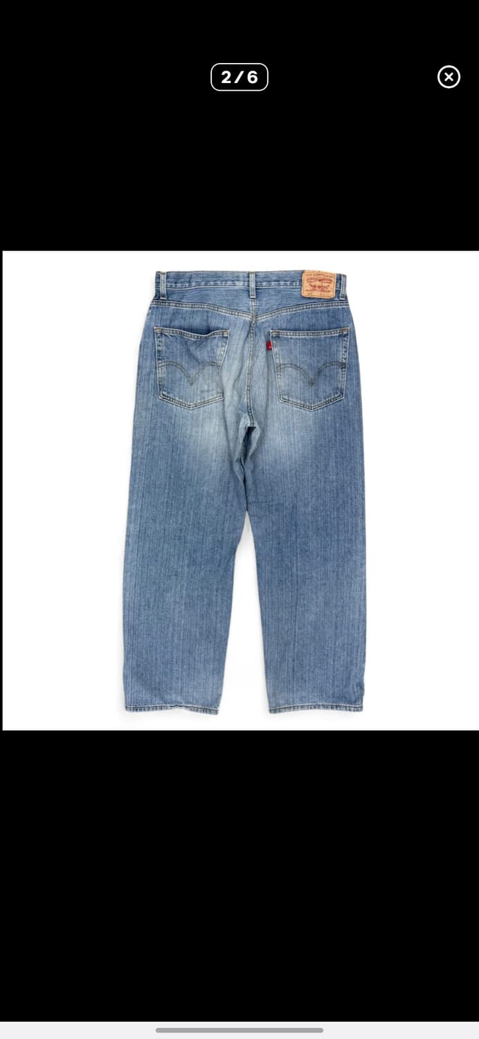 00s Levi's 569 루즈 스트레이트 made in mexico 상품이미지3