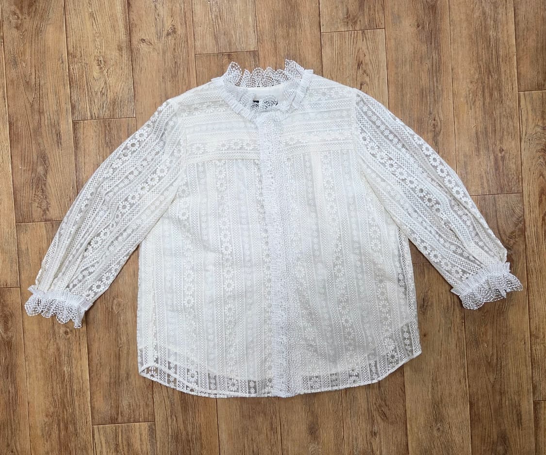 바이림(BY LIM) 레이스블라우스 55-66 새상품 상품이미지1