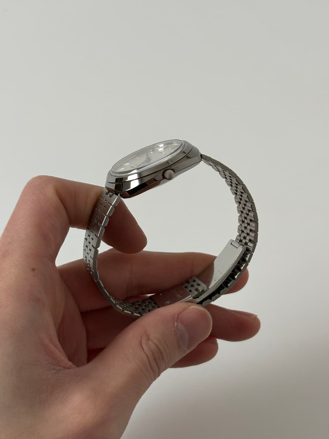 리코 1980년대 스트라이프 다이얼 실버 리쿼츠 남성 상품이미지6