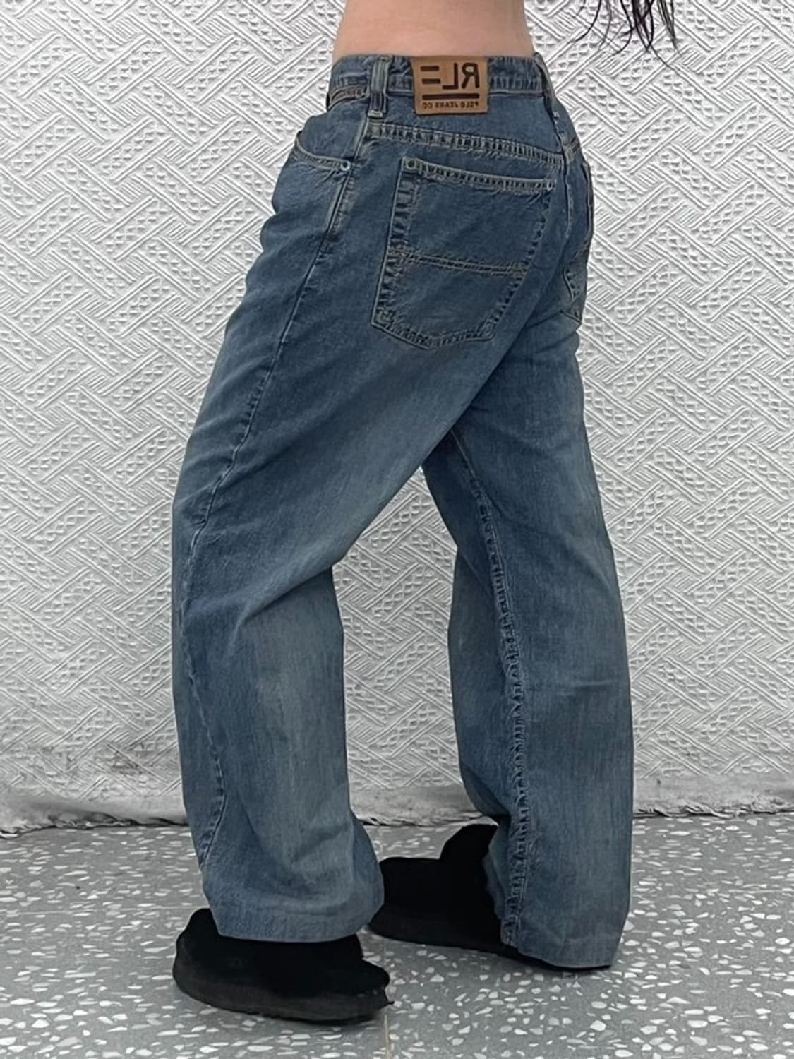 폴로 랄프로렌 올드스쿨 빈티지무드 워싱 데님팬츠 32인치 C07234 상품이미지1