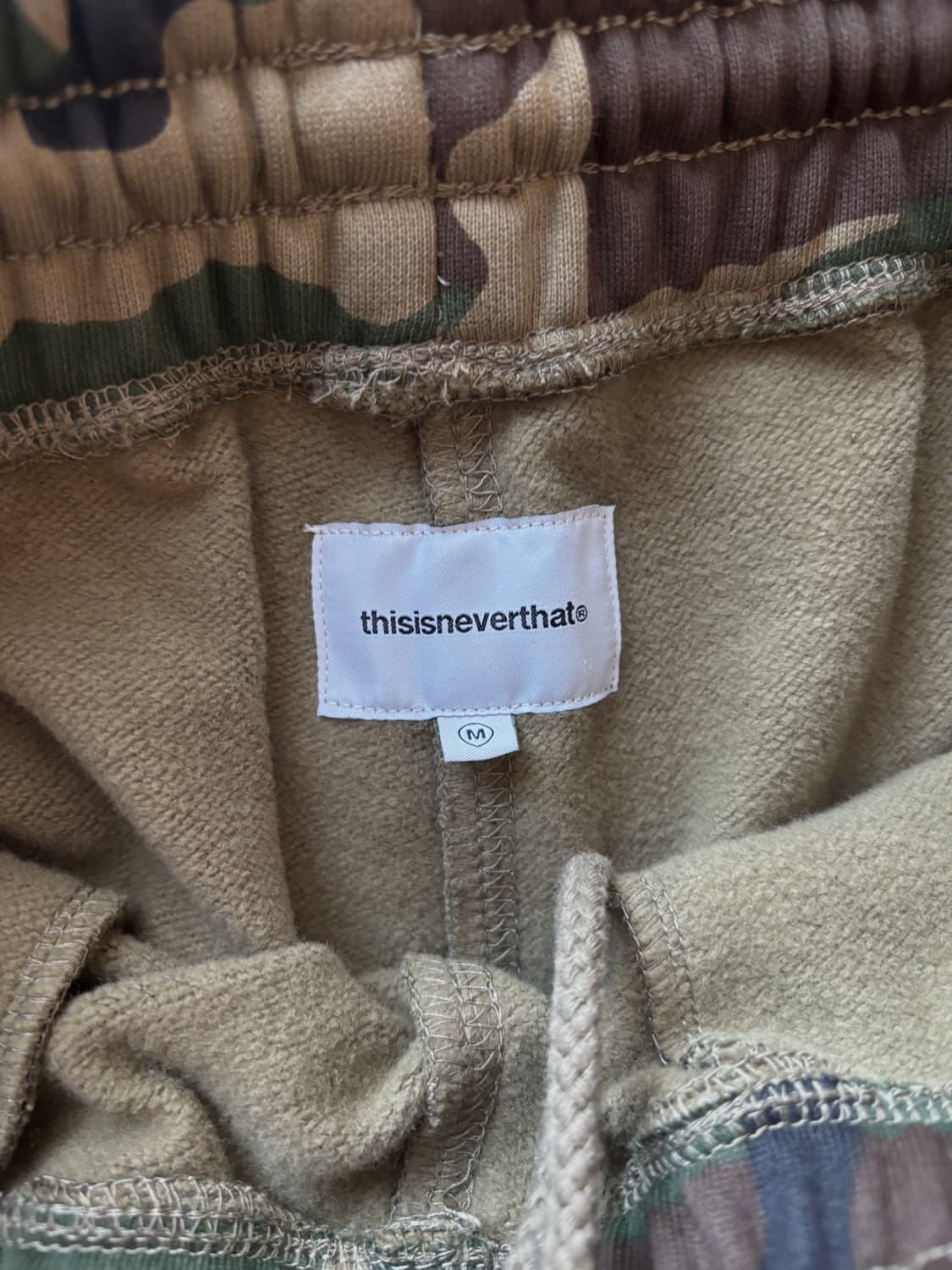 디스이즈네버댓 스웻팬츠 카모 m 상품이미지4