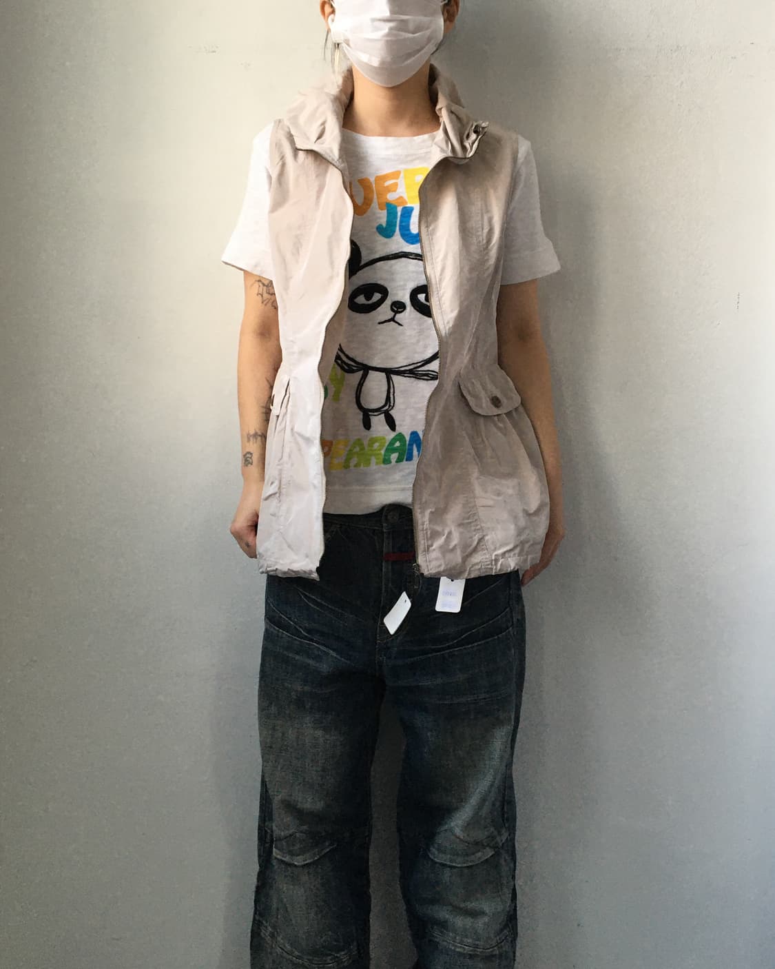 High neck glossy vest 상품이미지6