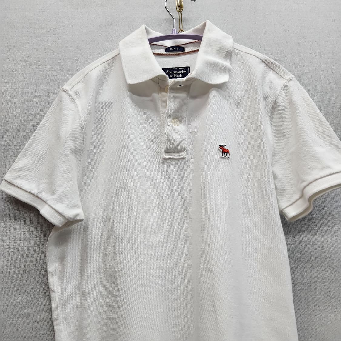 아베크롬비 로고자수 반팔카라 S(S) 상품이미지2
