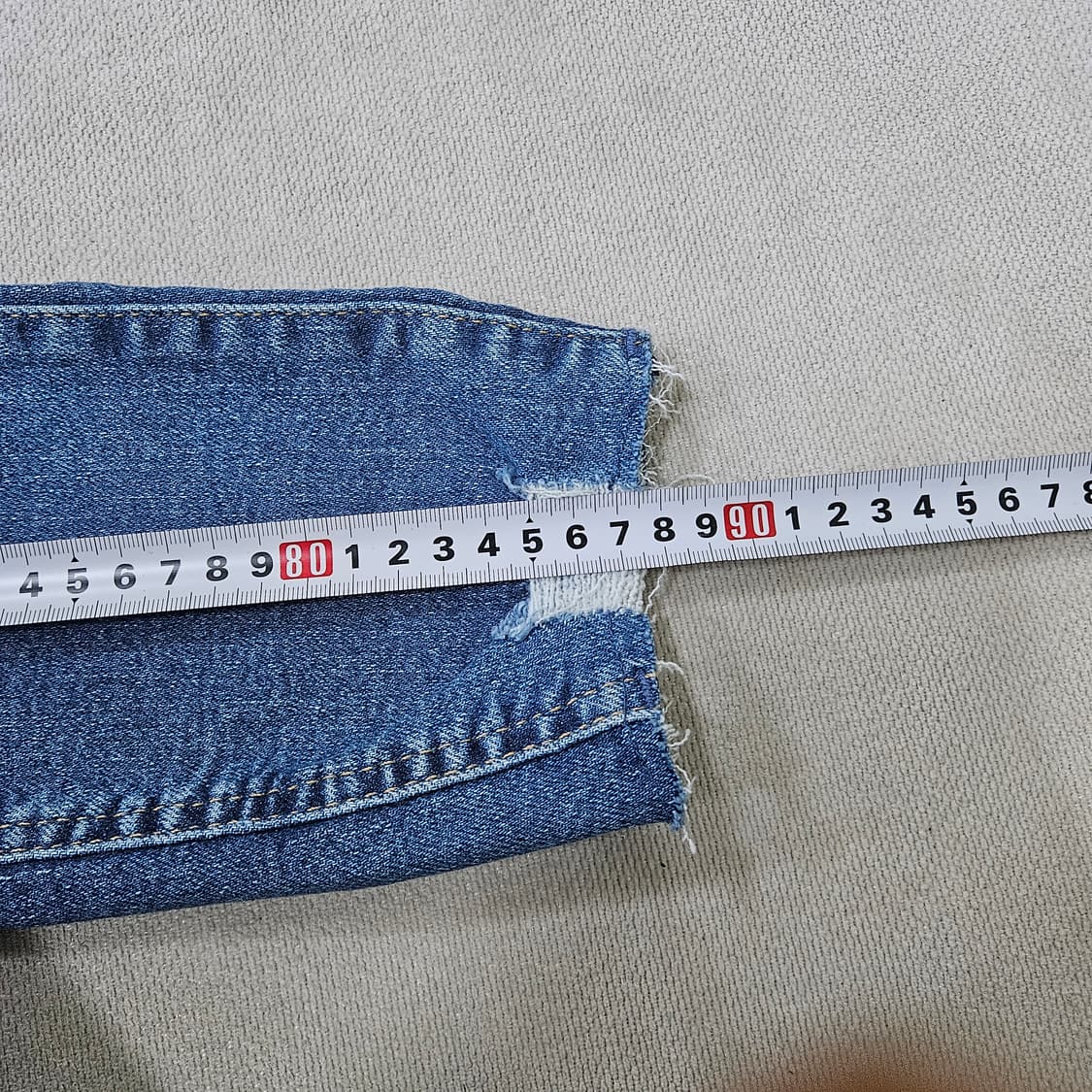 11-12 새상품 자라 슬림핏 데님팬츠 0327Y 상품이미지8