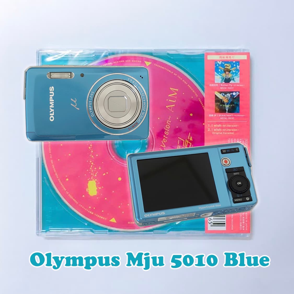 풀박/작례O) Olympus  μ-5010 블루 올림푸스 뮤 5010 상품이미지1