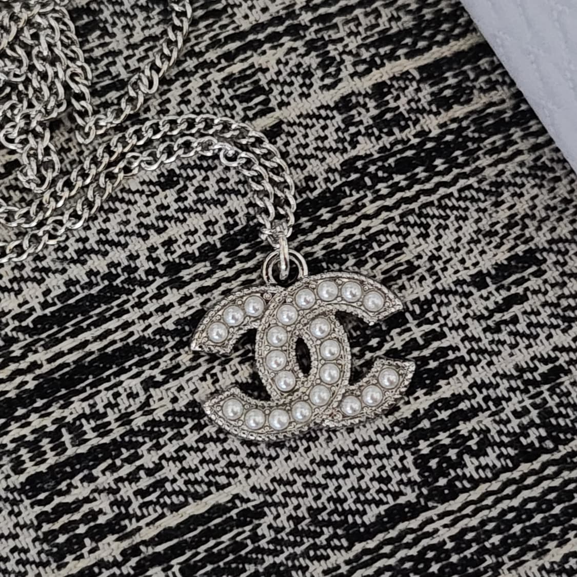 샤넬 정품 빈티지 업사이클링 목걸이 남여공용 남자목걸이  상품이미지1