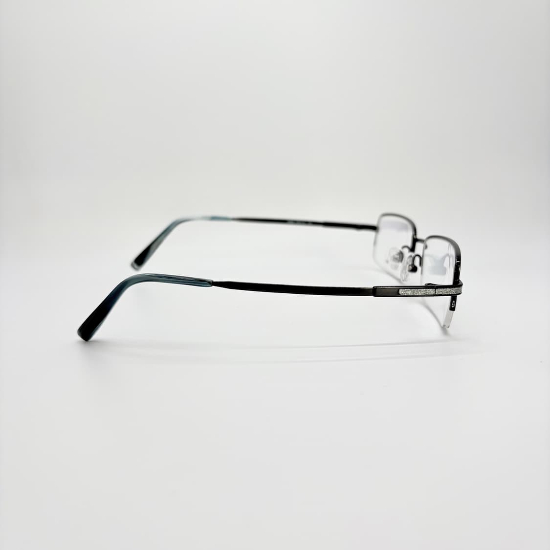 PRIMO EMPORIO 그레이 스퀘어 메탈 반무테 상품이미지5