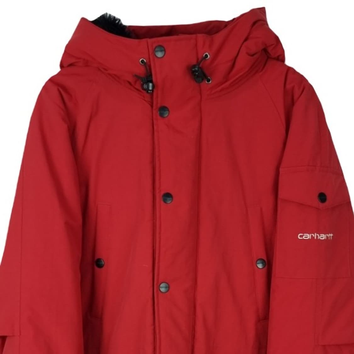 [CARHARTT] 칼하트 로고 패치 야상 패딩 레드 M16600 상품이미지4