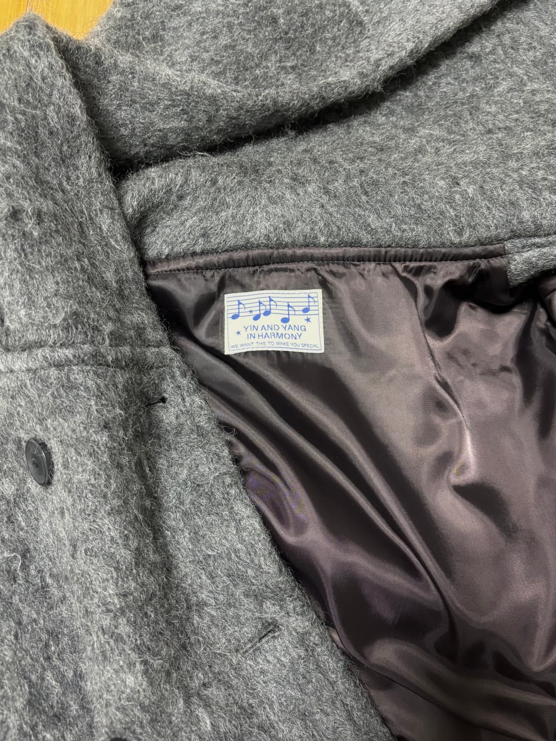 인앤양하모니 미야 코트 차콜 상품이미지4