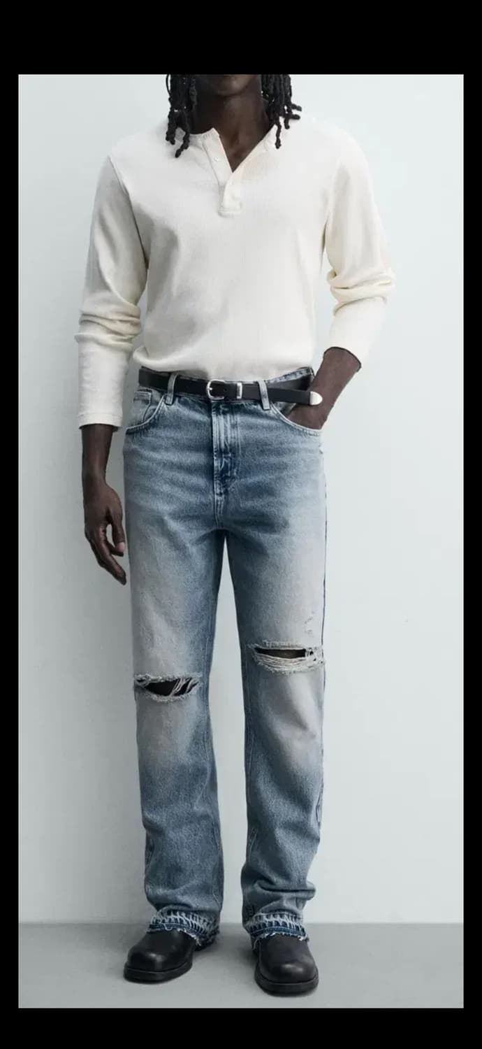 자라(zara) JEANS FLARE FIT 디스트로이드 (KR 31) 상품이미지1