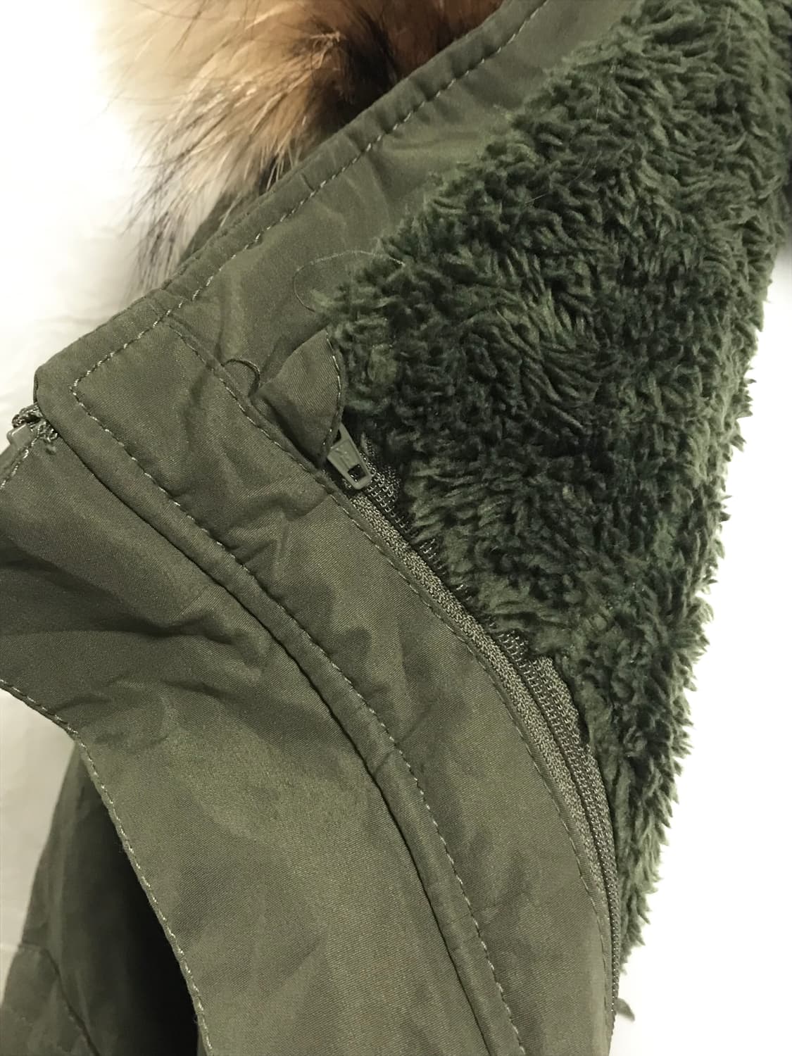 빈티지 sly 슬라이 00s y2k 라쿤퍼 후드 야상 점퍼 자켓 상품이미지9