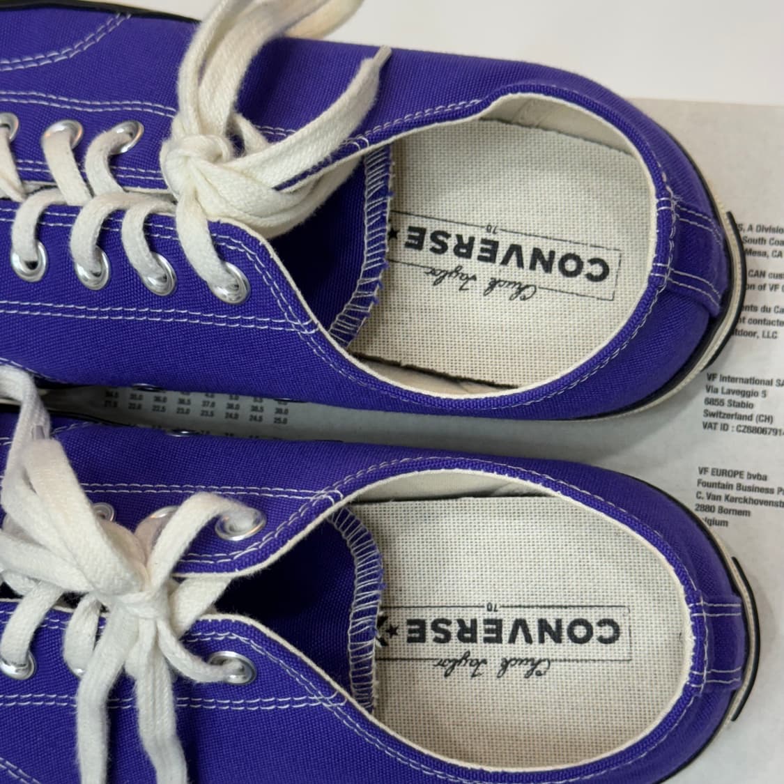 290) 컨버스 척테일러 로우 캔디그레이프 상품이미지2