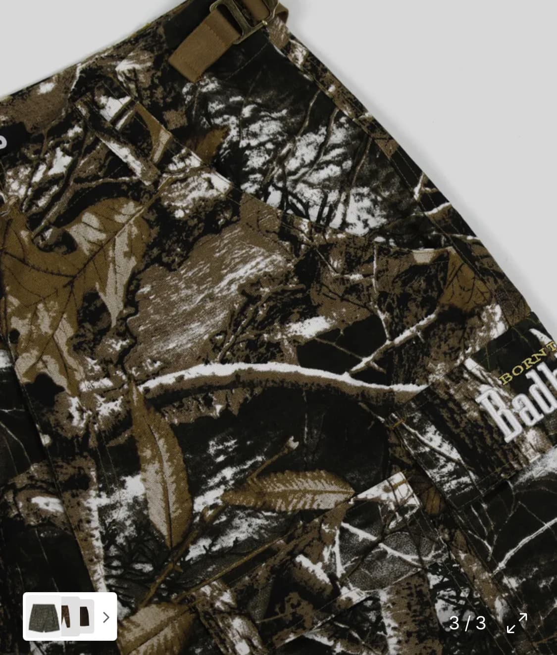 배드블러드 알파 3 버뮤다 팬츠 리얼트리 상품이미지3